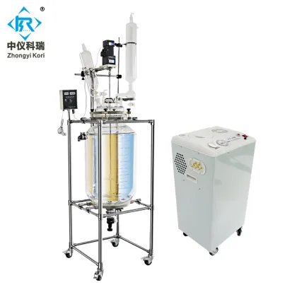 Crystallization Pyrex glass reactor