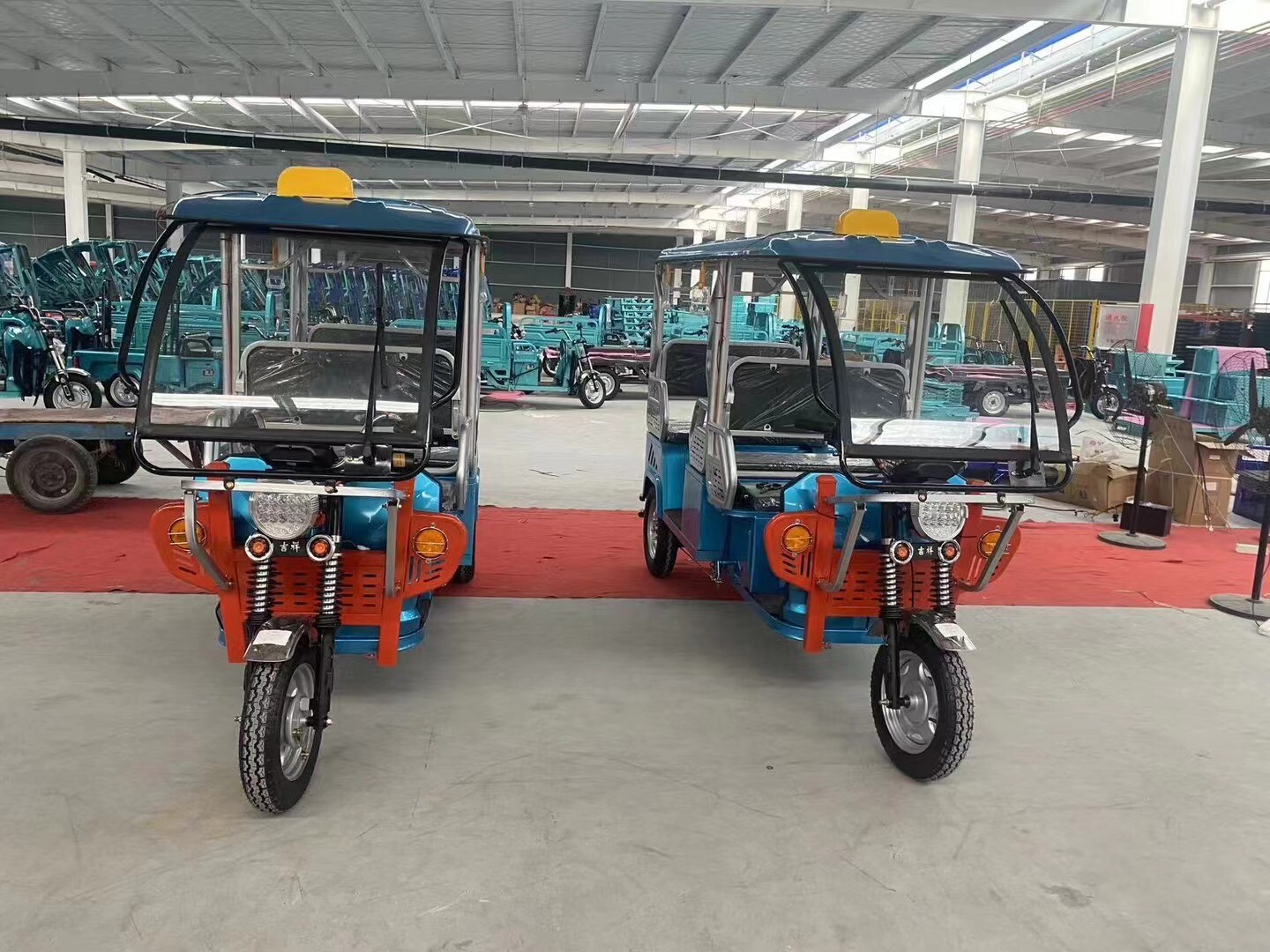 Electric Tricycle with Passenger