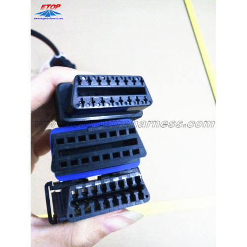 Conector macho OBD2 para automoción