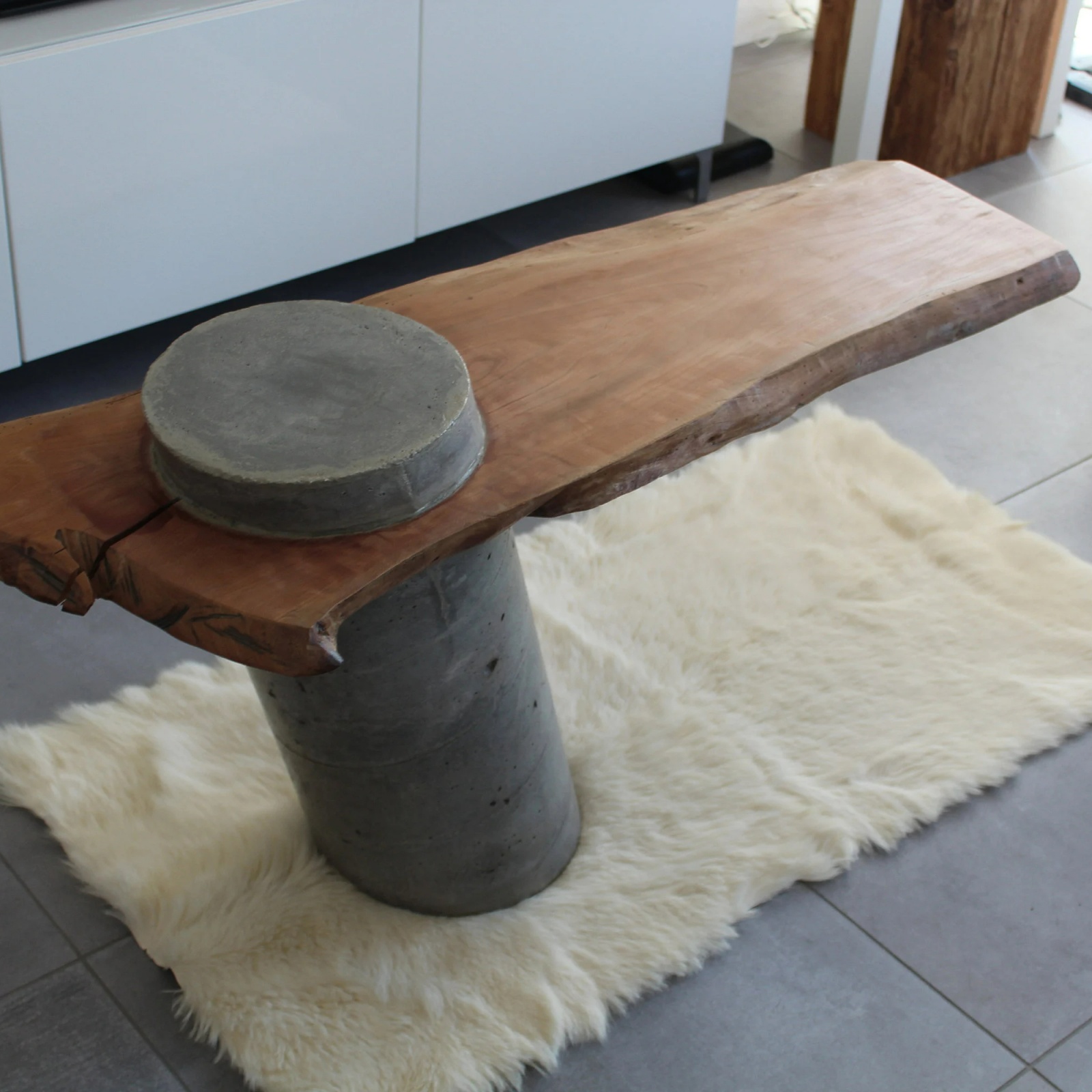 Variant Eco Tree Living Room Concrete Art Table