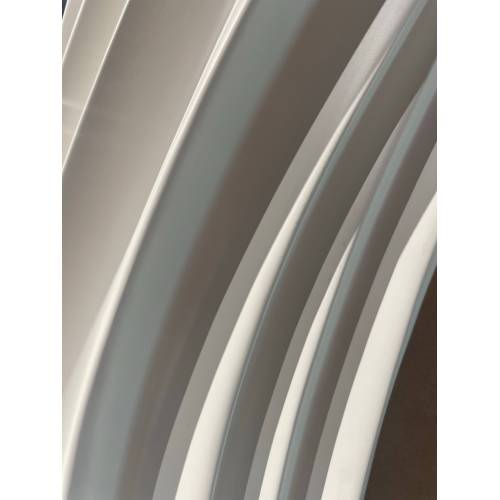 Modern White Pure Plaster Lager Floor Length Mirror