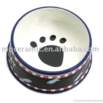 Ceramic cat bowl