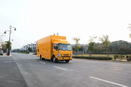 Qingling Chassis Power Supply Truck with 300KW Generator Set for Sale