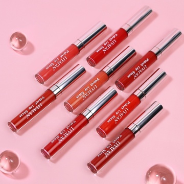 Vegan Matte Liquid Lip Gloss - 8 Colors Lipstick Makeup Lipgloss Velvet Lip Glaze