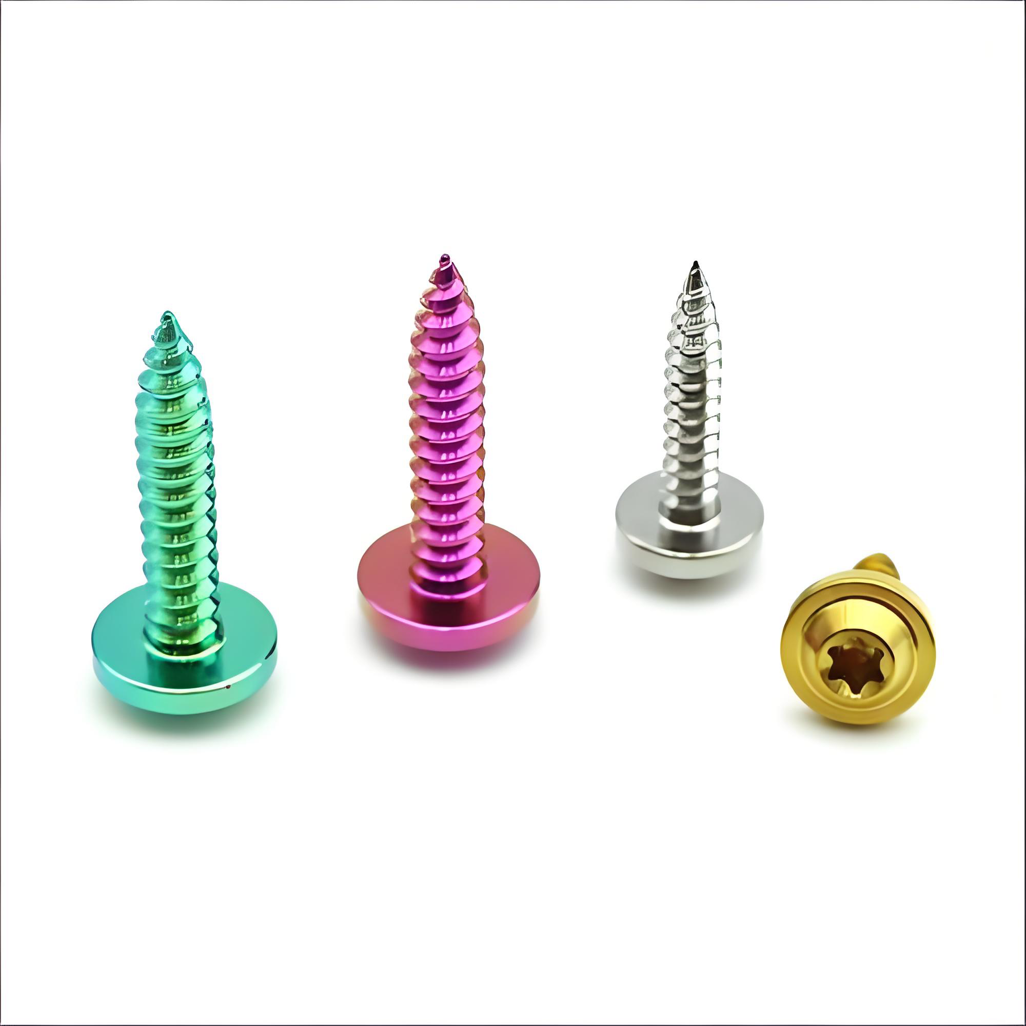 High Strength Titanium Self Tapping Screw for Industry