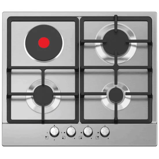OEM/ODM Factory 4-Burner Gas Hob with 3 Gas and 1 Electric Stove