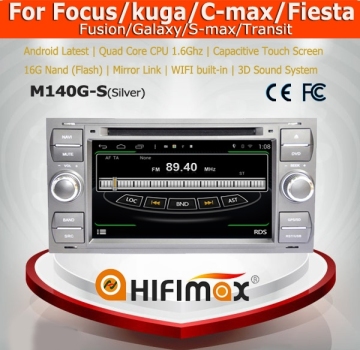 HIFIMAX Android 4.4.4 car dvd for ford focus car audio / car stereo