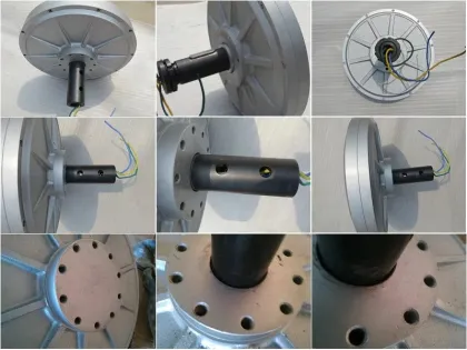 1KW Low rpm low torque disk PMG Generator