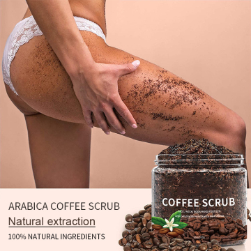 Best Selling Private Label 250ML Exfoliating Smoothing Whitening Moisturizing Coffee Body and Face Scrubs
