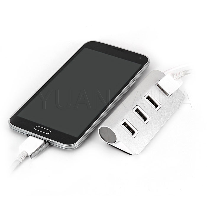 aluminum usb hub 2.0 adapter