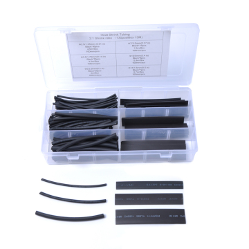 130pcs Polyolefin Wire Wrap Assortment Set - 6 Sizes Heat Shrink Tubes 2.5/3.5/5/7/10/13MM