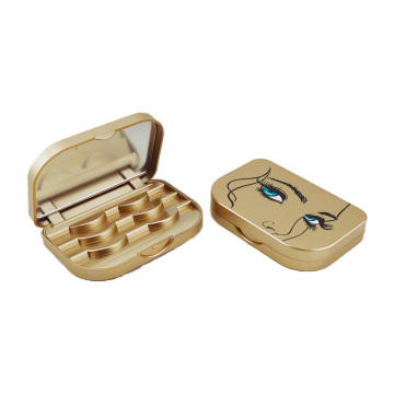 Wholesale Custom Magnetic Eyelash Box Packaging with Mirror for Mink and Faux Mink Lashes