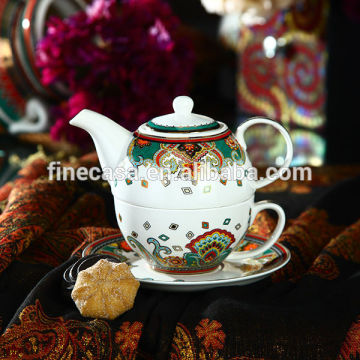 Fine New Bone China Luxury Tea for One of Paisley
