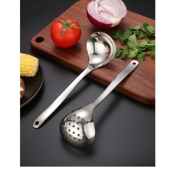 Stainless steel large soup spoon for household use