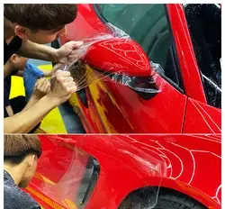 Full-Body Car Protection: Invisible Film, Transparent Paint Surface, Automatic Repair, Anti-Scratch TPU PPF Film