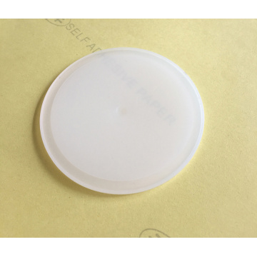 Juntas de silicona de silicona blanca clara de goma plana de silicona