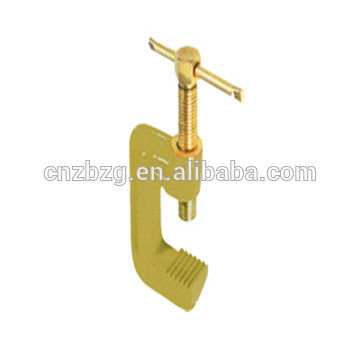 Forging znic galvanizing aluminium & Beryllium bronze G type Clamp,Non Sparking Safety Tools for Petroleum