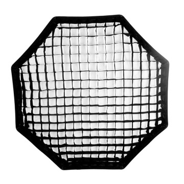 Portable Octagon Umbrella Softbox with Honeycomb Grid for Outdoor Flash