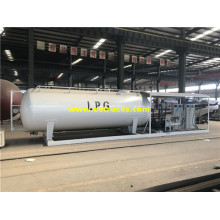 25000 لتر 10ton Mobile LPG Skid Plants