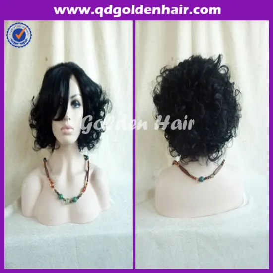 100% High Quality Remy Lace Front Curly Synthetic Wigs
