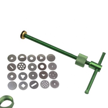 Edelstahl Fondant Skulptur Bastel -Ton -Extruder und Modellierungswerkzeuge