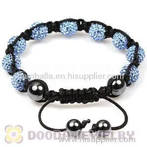 Fashion Blue Swarovski Crystal Shamballa Bracelet Tp2010 
