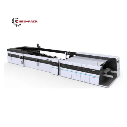 HRB-1228 Fully Automatic Vacuum Transport Flexo Folder Gluer FFG Box Line