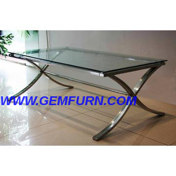 glass coffee table