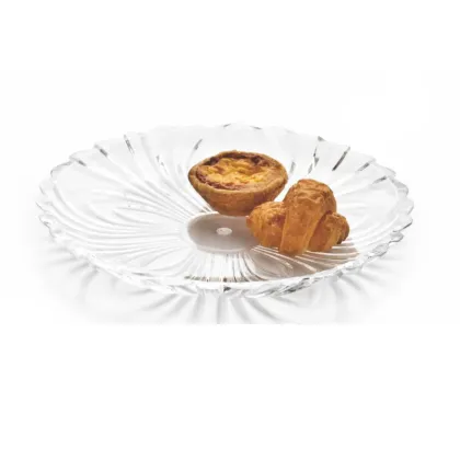 Modern Polycarbonate Fruit Plate - Unbreakable Clear Display Dish