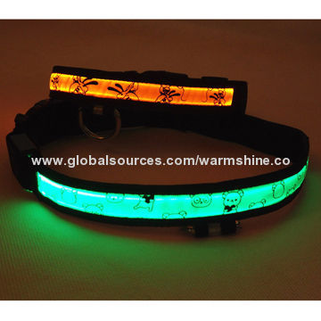 LED dog collar with cute cartoonNew