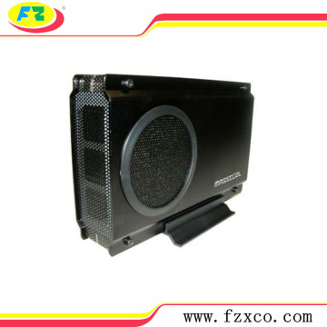 3.5" USB2.0 hdd case with air fan