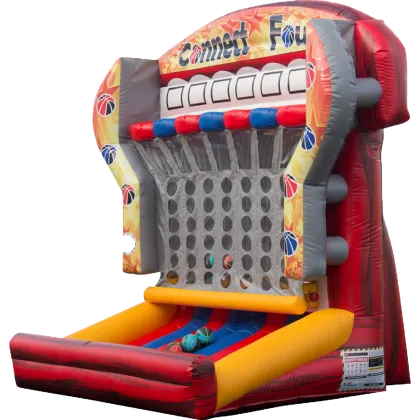Moonwalk Commercial Connect 4 Inflatable Basketball Game