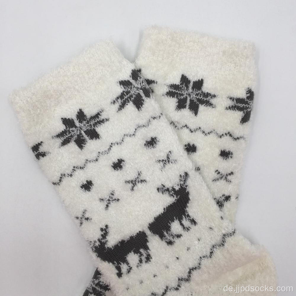 Klassische Hirsch-Feder-Garn gemütliche Socken