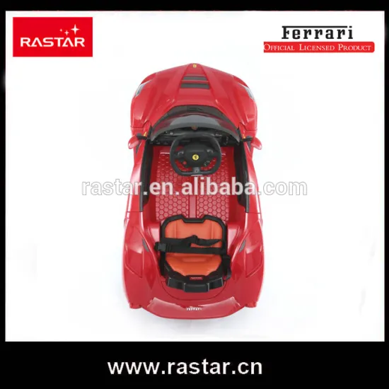 Rastar 2016 new products Ferrari 2.4G remote control ride on car