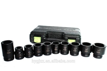 10PC 1" Drive Metric Safety Wheel Nut Sockets Set