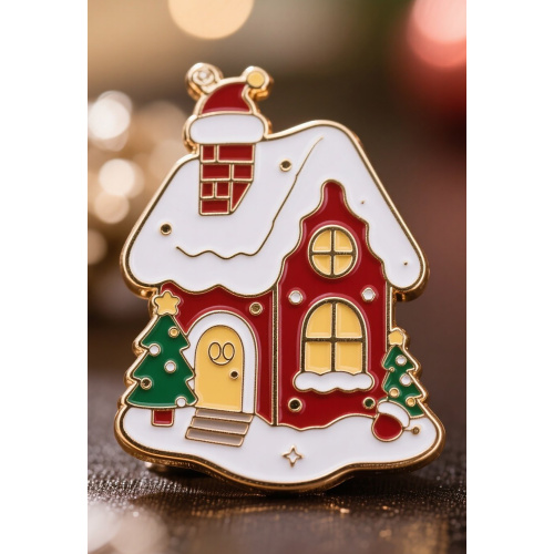 クリスマスのカスタマイズ可能なバッジ