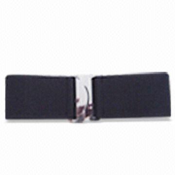 Ladies Elastic Belt with Double Buckle on Strap, Available in Various Colors