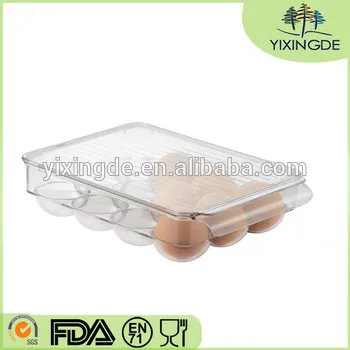 Clear InterDesign Covered Egg Holder, 12 Eggs,