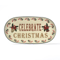 Christmas Party stoneware dinner plate sets dinnerware