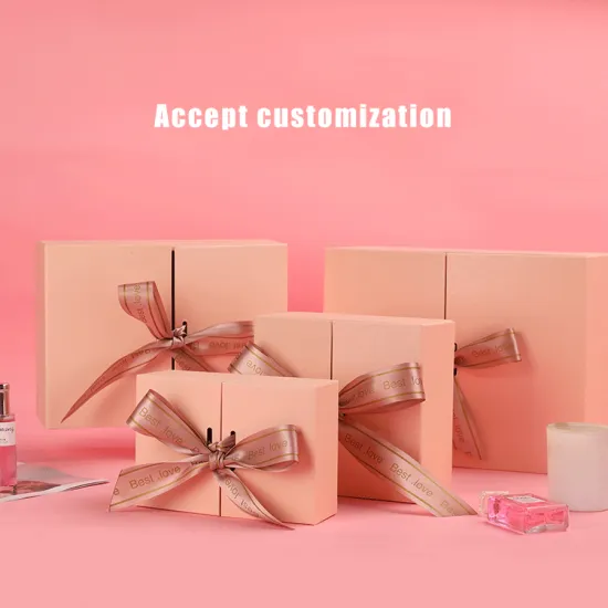 Bowknot Double Door Perfume Packaging Box