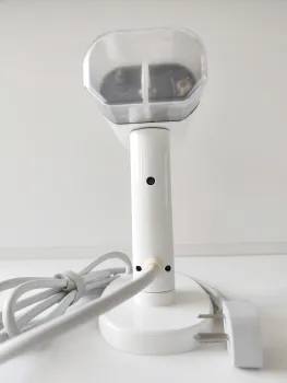 Foldable high steam output, instantly smooths clothes garment steamer.