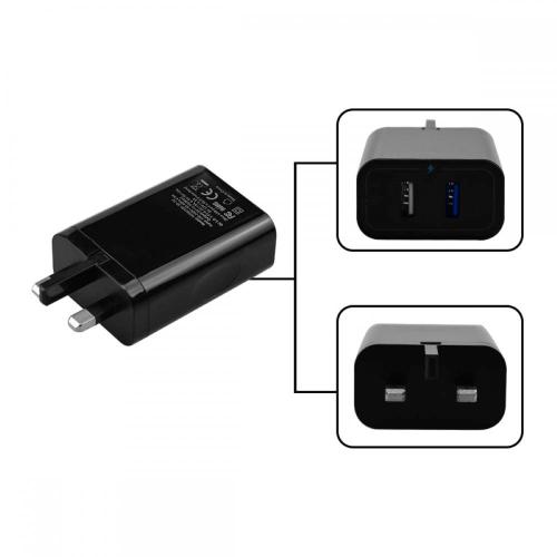 30W QC3.0 Smart USB Power Adapter Caricabatterie del telefono