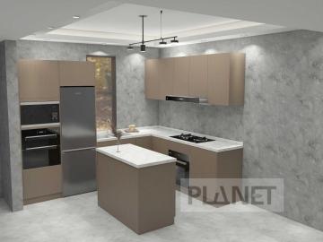 Space Saving Home Kitchen Cabinet With Island