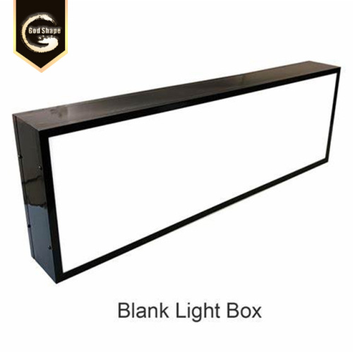 Cajas de luz LED de aluminio Caja de luz de doble cara de señalización