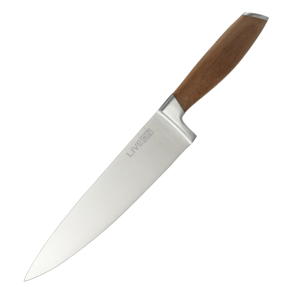 CUCHILLO DE 8 PULGADAS CON MANGO DE NUECES