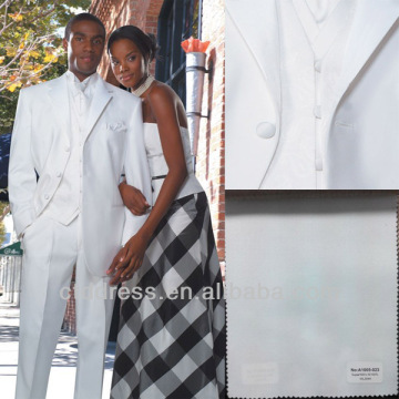 2014 spring coming style !!! Three buttons White Three Button Notch indian wedding suits for men