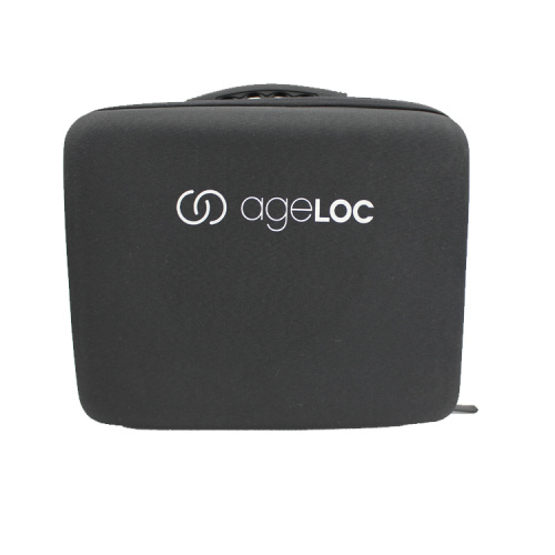 Professional rubber handle portable storage large eva cosmetic case