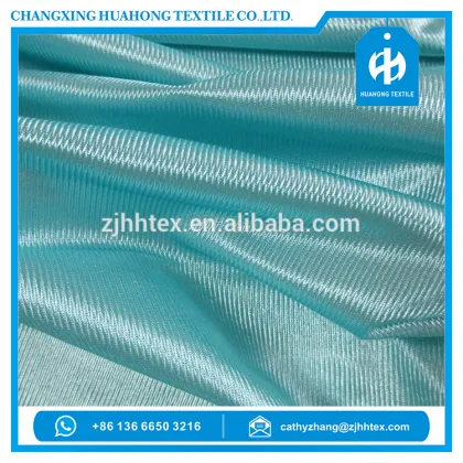 Warp knitted 120gsm custom polyester dazzle shorts sportswear fabric
