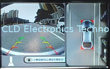 High Definition Cmos Car Reverse Camera Kit , 360 Degree Aerial View Monitor Camera System