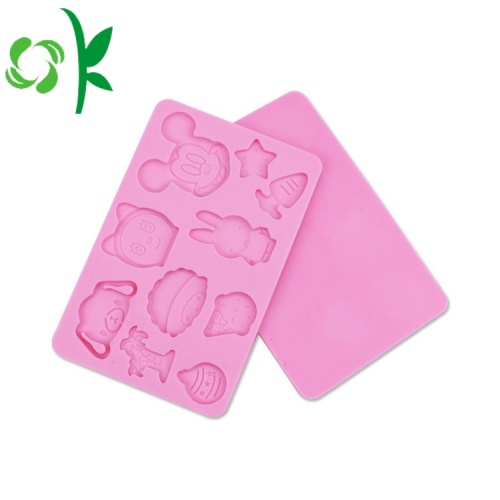 Square Silicone Cartoon Mold for Chocolate